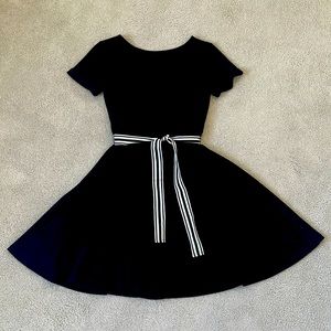 Girls Black Ralph Lauren Skater Dress 12 Yrs